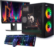 Gaming PC 22” Bundle Intel Core i3-8GB RAM - 500GB HDD – GT 710 2GB Nova ARGB Gaming Case - WINDOWS 10 - akcom.net