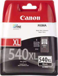 Canon PG-540 XL Original Black Ink Cartridge - 600 Page Yield - akcom.net