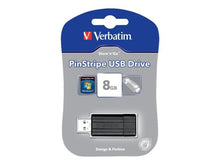 Verbatim PinStripe 8GB Flash USB Drive - akcom.net