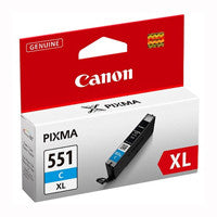 Canon CLI 551XLC XL Cyan Ink Cartridge - akcom.net