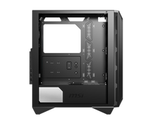 MSI MPG GUNGNIR 110M, Black, Mid Tower Chassis w/ Tempered Glass Window, 4x 120mm RGB Fans, USB Type-C, ATX/mATX/ mITX - akcom.net